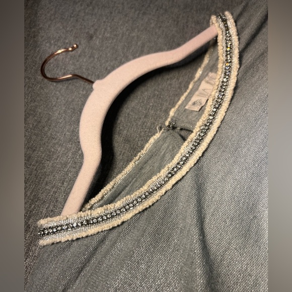 1990s "LILA ROSE" Silver Gray T-Shirt Dress Fall Fashion Vintage - Picture 2 of 11